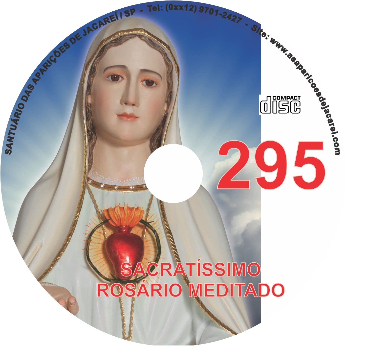 CD Rosário Meditado 295 CD Rosário Meditado 295